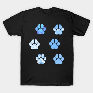 Paw Print Sticker Pack Periwinkle Prints T-Shirt